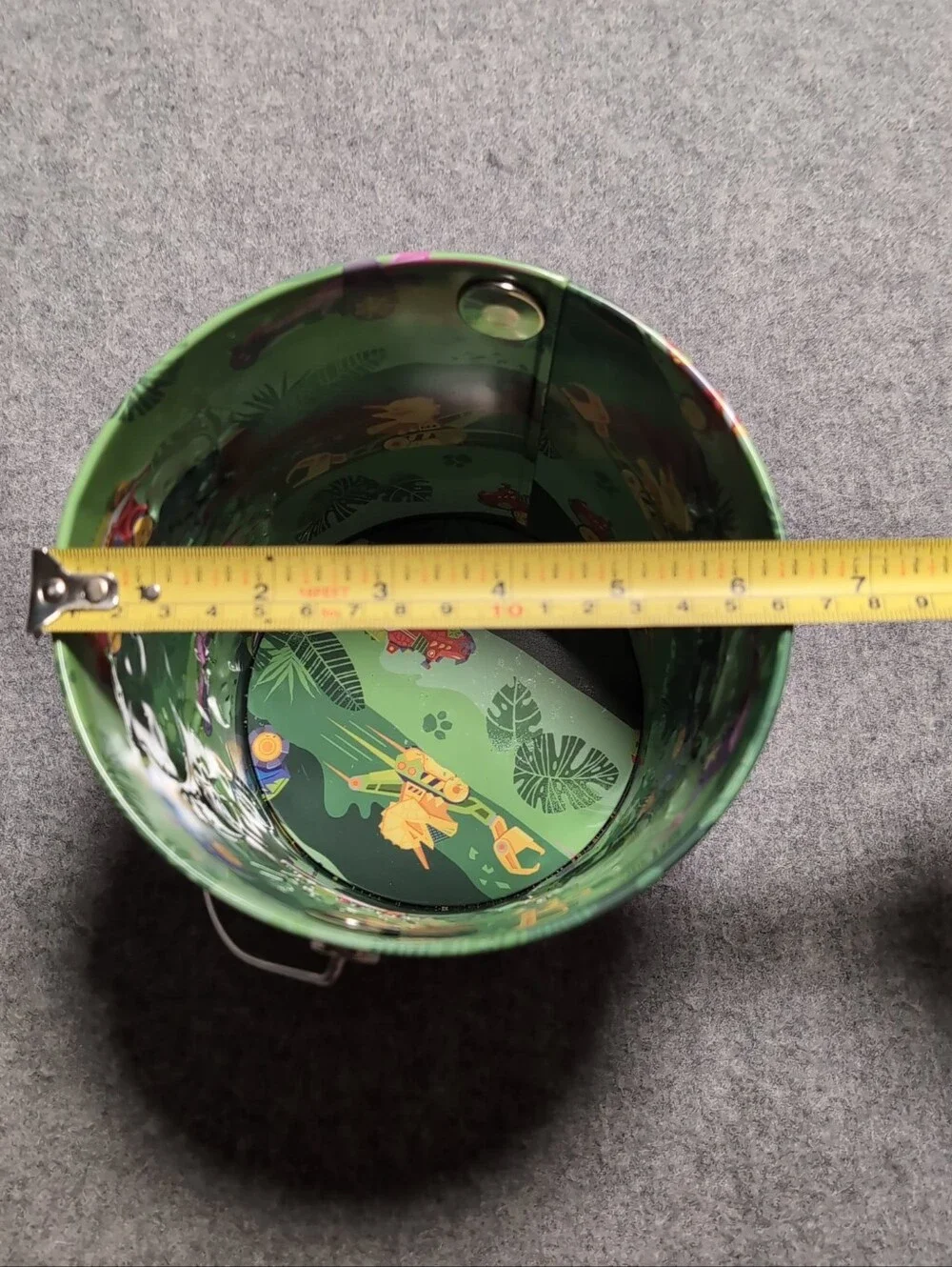 Paw Patrol Dino Movie Popcorn Halloween Metal Tin Bucket. 2026 64oz/1.8L